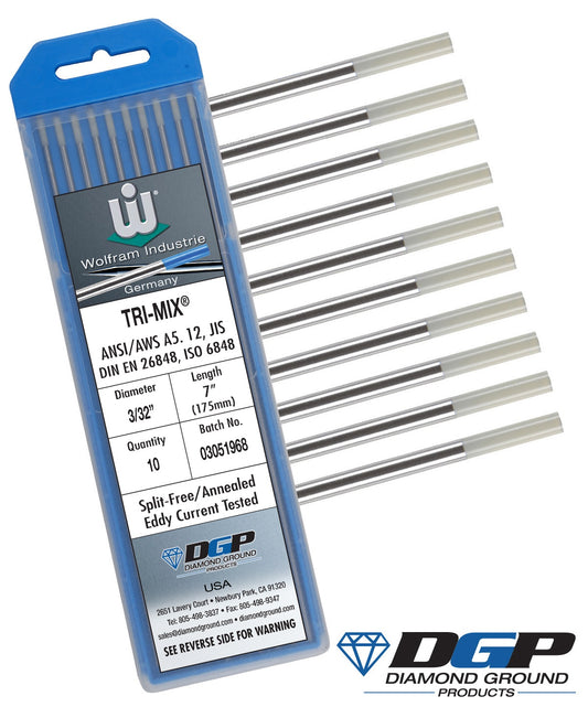 Wolfram Tri-Mix Tungsten - Cream Tip - 10 Pack